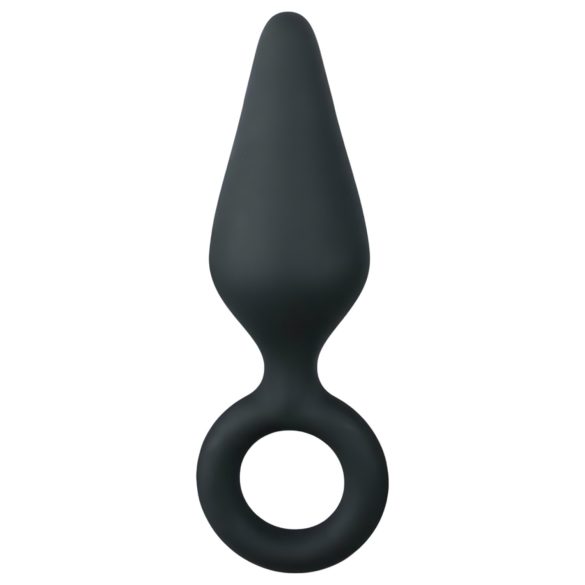 Easytoys Terav Anaaltapp - rõngaga - keskmine (must)