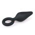 Easytoys Terav Anaaltapp - rõngaga - keskmine (must)