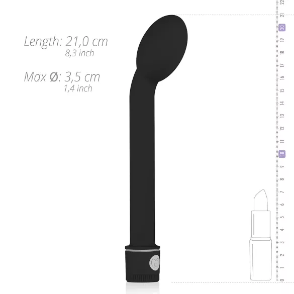 Easytoys Slim - G-punkti vibraator - must