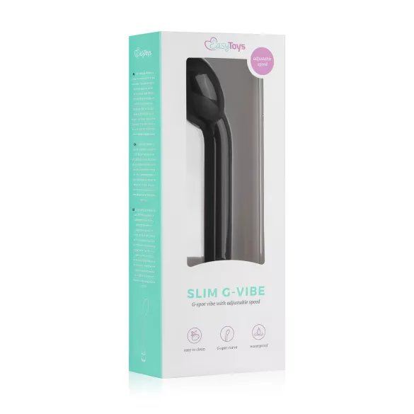 Easytoys Slim - G-punkti vibraator - must