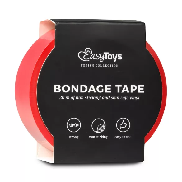Easytoys - sidumisteip - punane 20m