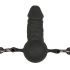 Easytoys - suu kork sisemise dildoga (must)
