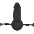 EasyToys - suupits sisseehitatud dildoga (must)