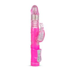   Easytoys Bunny - küülikuvibraator - tõukefunktsioon - roosa