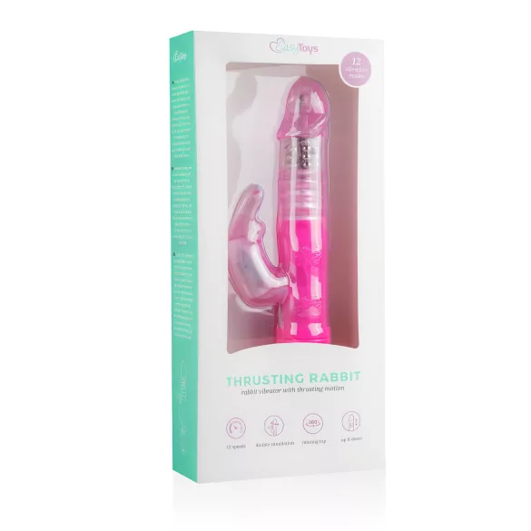 EasyToys Bunny - tõukevibraator (roosa)