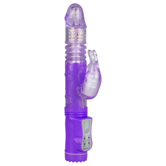 Easytoys Bunny - pöörlev vibratsioonivibraator - lilla