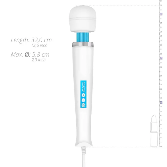 MyMagicWand - keha massaaživibraator - tugev vibratsioon - valge-sinine