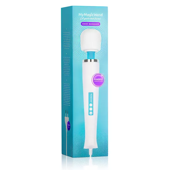 MyMagicWand - keha massaaživibraator - tugev vibratsioon - valge-sinine