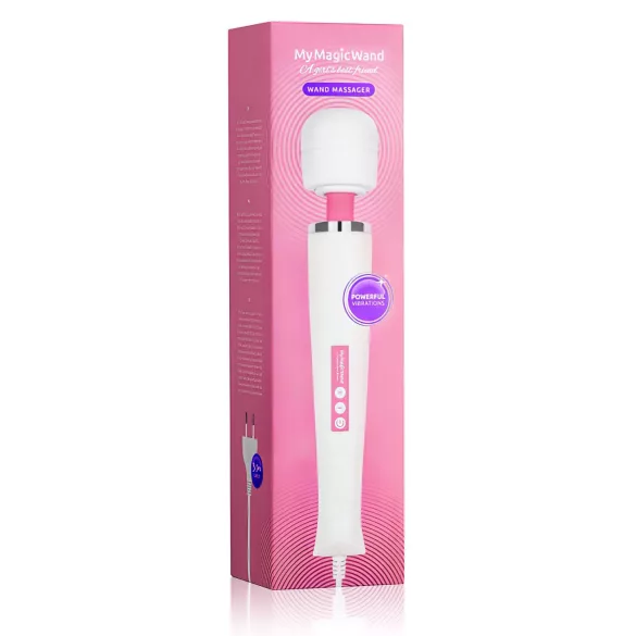 MyMagicWand - võimas massaaživibraator - valge-roosa
