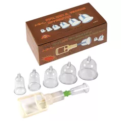 Rimba - vaakumpumpade komplekt - 6-osaline cupping set
