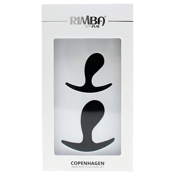 Rimba Copenhagen - anaaltappide komplekt - must (2 tk)