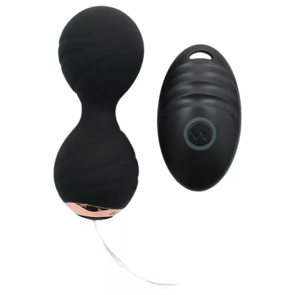 Rimba Cannes - juhtmevaba vibro muna - laetav - must