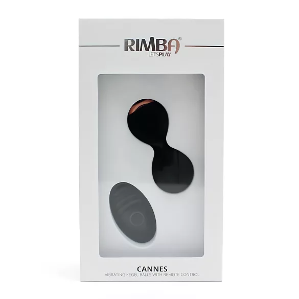 Rimba Cannes - juhtmevaba vibro muna - laetav - must