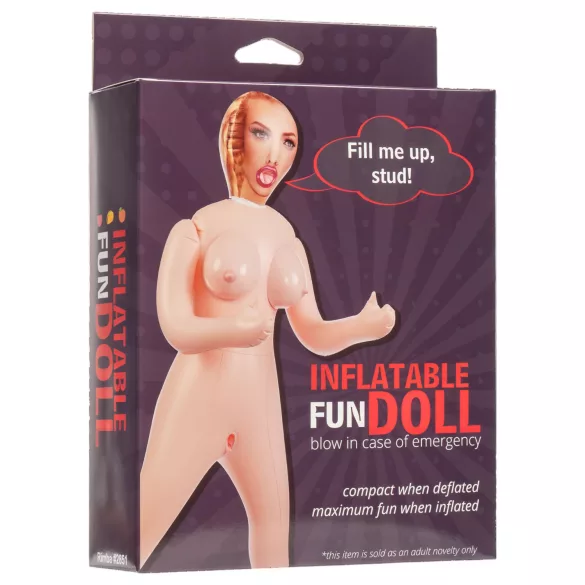 Inflatable Fun - täispuhutav seksinukk - naine - kumm