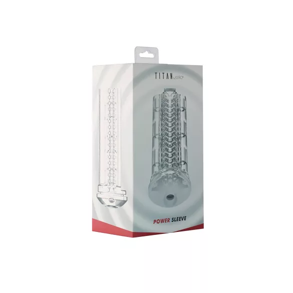 Kiiroo Titan Power - masturbaatori sisetükk - läbipaistev