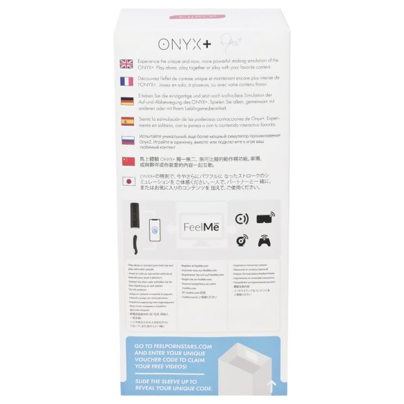 Kiiroo Onyx+ Asa Akira Experience - interaktiivne masturbaator - must