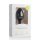 Easytoys Diamond - valge kiviga anaalplug (keskmine) - must