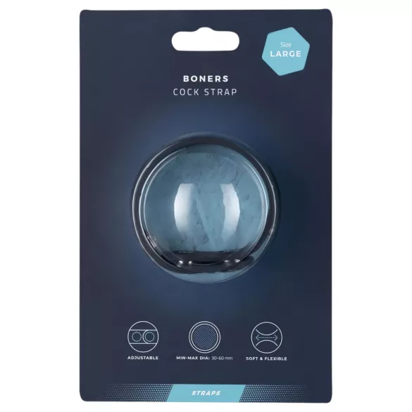 Boners - reguleeritav peenisekumm L - hall