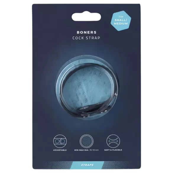 Boners - peenisekumm S/M - reguleeritav - hall