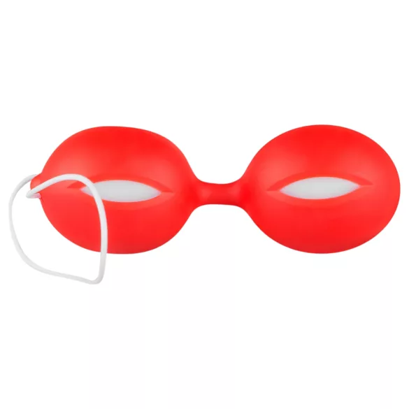 LoveBoxxx I love Red - vibraatoriga sidumiskomplekt 6-osa - punane