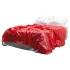 Easytoys - lakknahast voodilina - 180x230 cm - punane