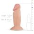 Real Fantasy Archi - elutru dildo - 11,5 cm (naturaalne)