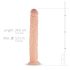 Real Fantasy Shawn - realistlik suur dildo - 35cm - natur