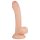 Realistlik Vince munandite ja eesnaha dildó - 19,5 cm (naturaalne)