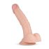 Realistlik munanditega dildo - 22cm (naturaalne)