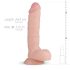 Real Fantasy Glynn - munanditega naturaalne elutruu dildo - 25 cm