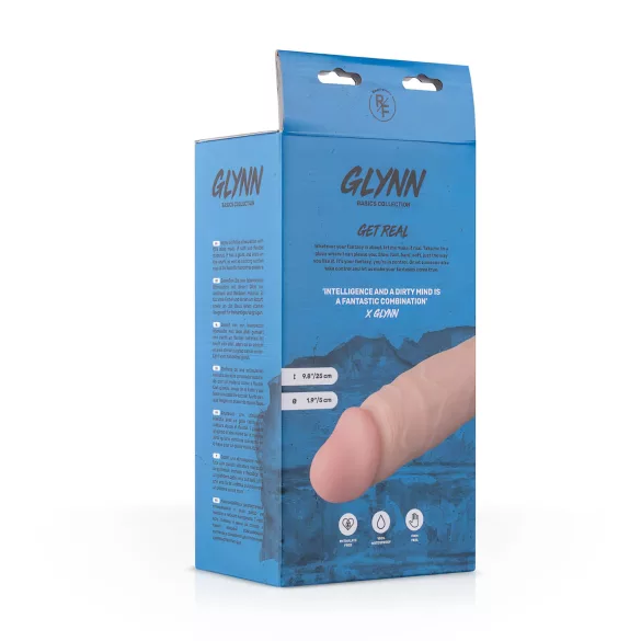 Real Fantasy Glynn - munanditega realistlik dildo - 25cm naturaalne