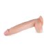Realistlik Dwane - munanditega dildo - 31cm (naturaalne)
