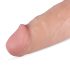 Realistlik Dwane - munanditega dildo - 31cm (naturaalne)