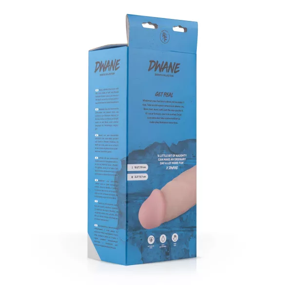 Real Fantasy Dwane - munanditega realistlik dildot - 31cm naturaalne