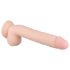 Real Fantasy Elvin - juhtmevaba, elutruu vibraator - 28cm (naturaalne)