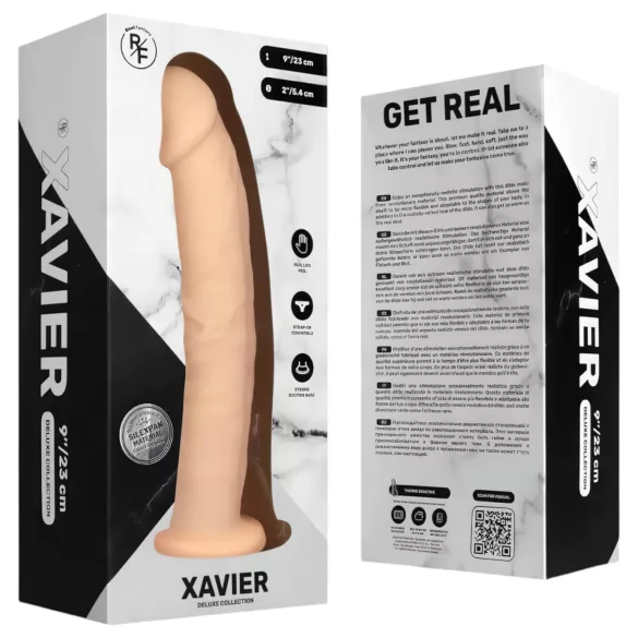 Real Fantasy Xavier - realistlik dildomuna - 23 cm naturaalne