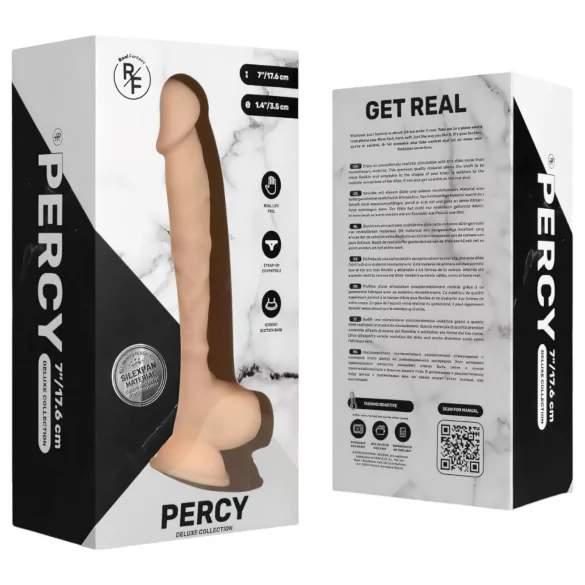 Real Fantasy Percy - realistlik dildos - 18 cm - naturaalne