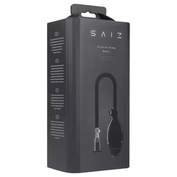 Saiz Basic - kliitoripump - läbipaistev/must