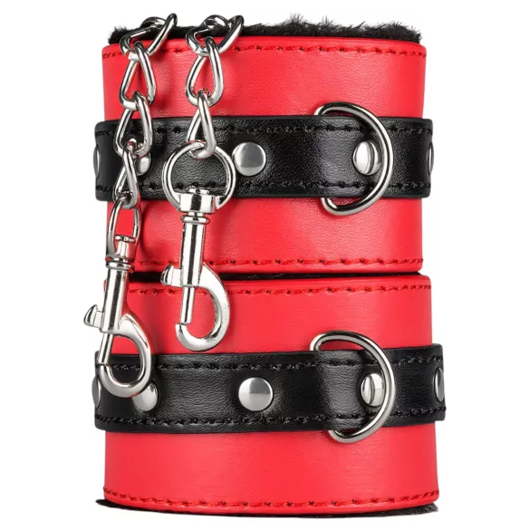 Secret Pleasure Chest - edasijõudnute BDSM komplekt - 10-osaline (punane)