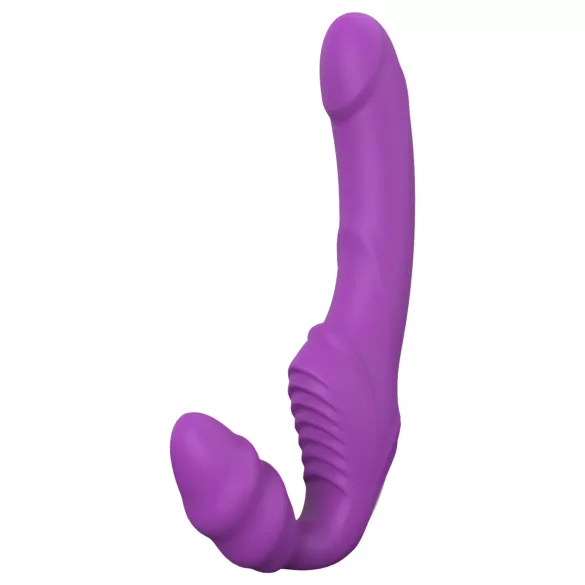 Dreamtoys Essentials - rihmavaba strapon-vibraator (lilla)