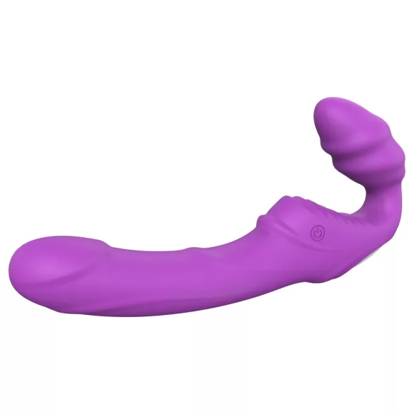 Dreamtoys Essentials - rihmavaba strapon-vibraator (lilla)