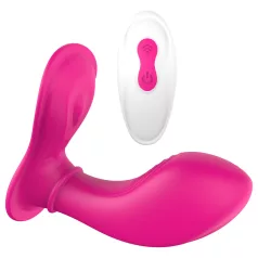   Dreamtoys Essentials - kantav G-punkti stimuleeriv vibraatoriga püksikud (magenta)
