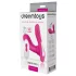 Dreamtoys Essentials - kantav G-punkti stimuleeriv vibraatoriga püksikud (magenta)