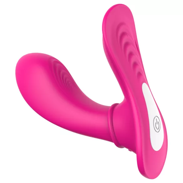 Dreamtoys Essentials - kantav G-punkti stimuleeriv vibraatoriga püksikud (magenta)