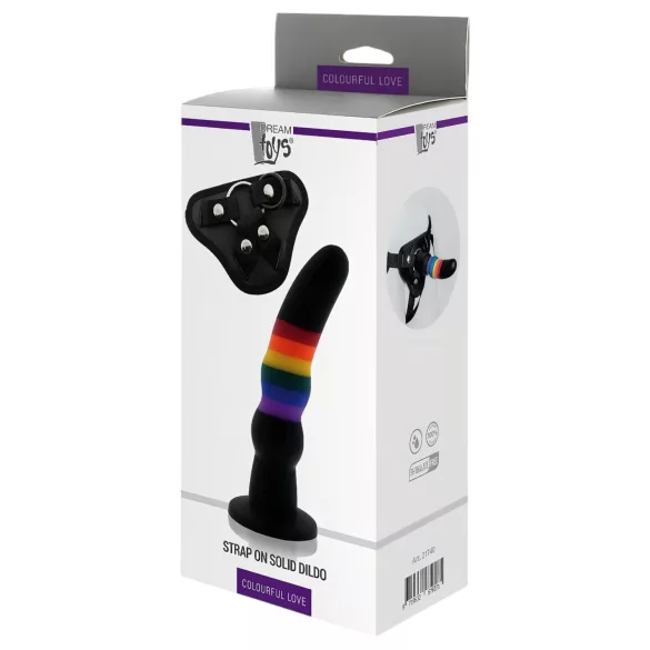 Colorful Love - strap-on dildo - värviline