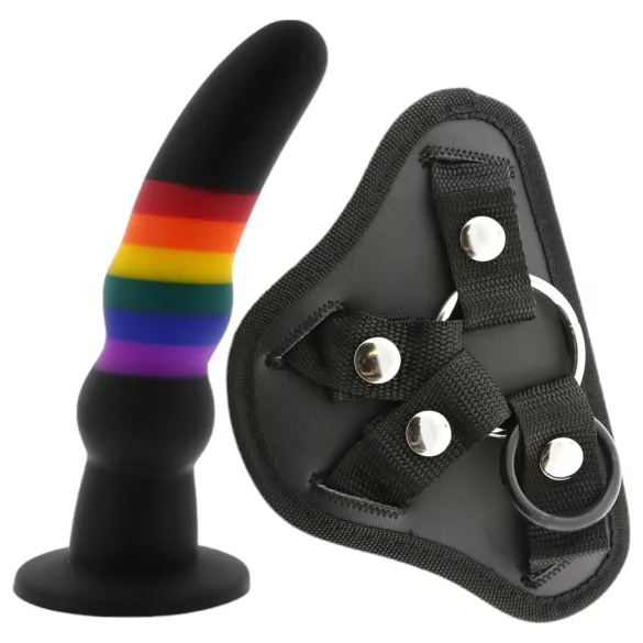 Colorful Love - strap-on dildo - värviline