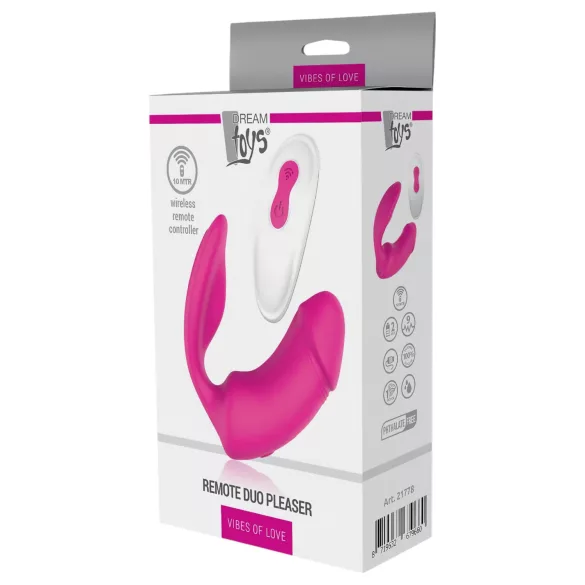 Vibes of Love Duo - 2in1 kliitori vibraator (roosa)