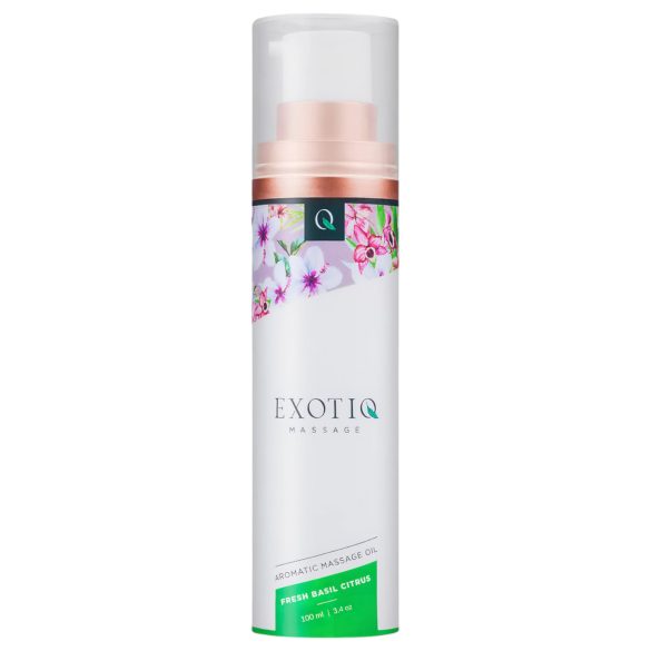 Exotiq - lõhnav massaažiõli - basiilik-sidrun (100ml)