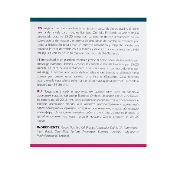 Exotiq Bamboo Orchids - massaažiküünal - 200g