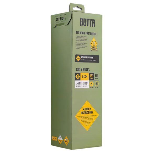 BUTTR - topelt dildod fistinguks iminapaga - must